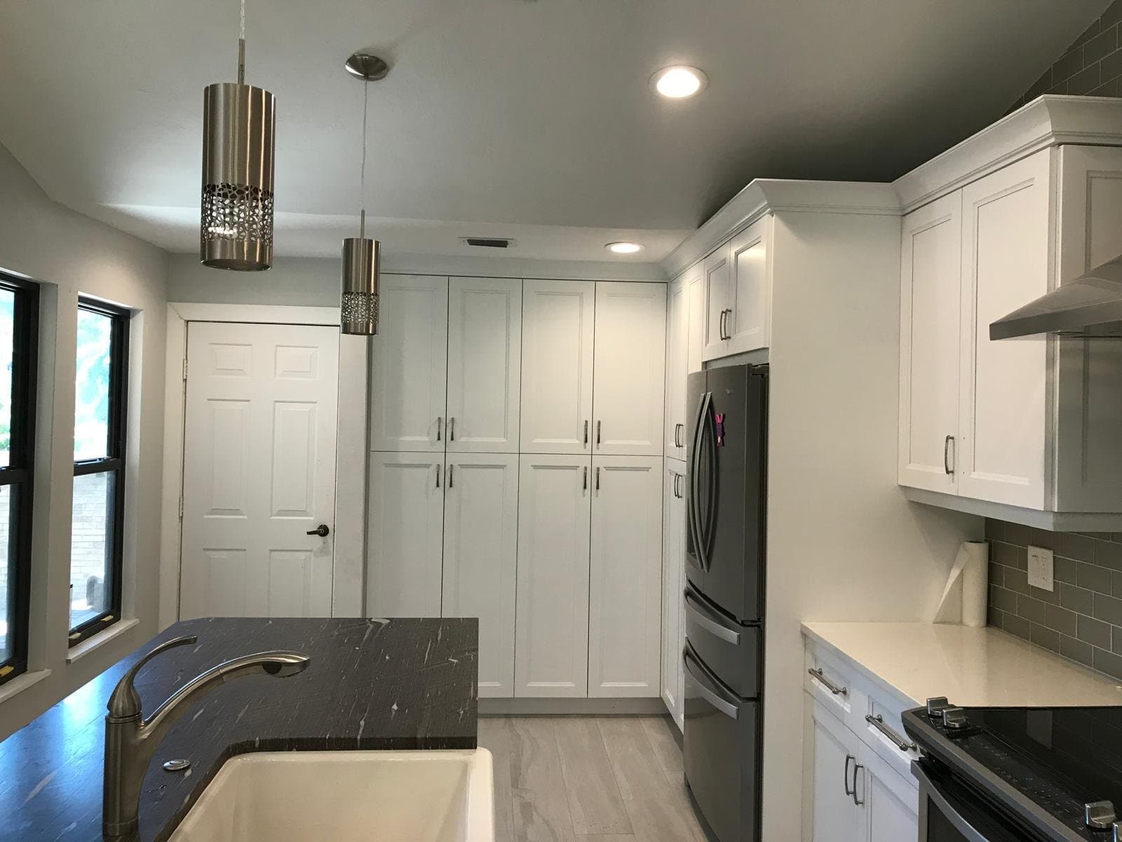 Kitchen Remodel with Tall Storage