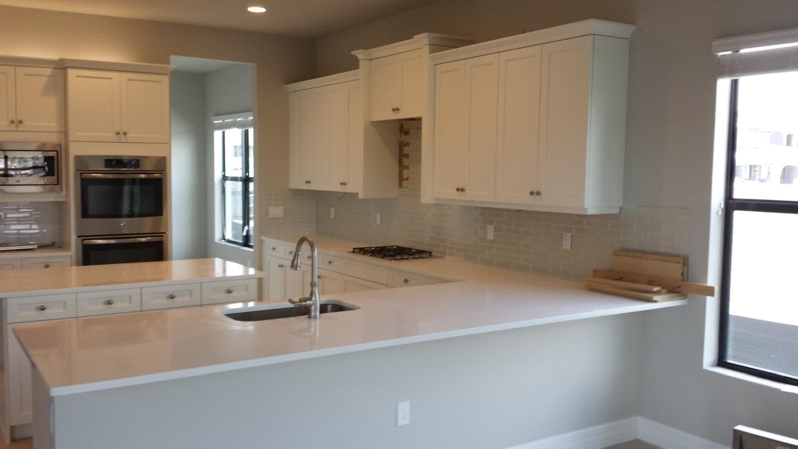 White Kitchen Cabinetry Remodel